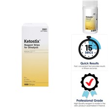 Professional Grade Urinalysis Strips - 100 Count for Accurate Ketone Testing