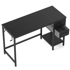 Home Office Desk with 2 Drawers, 40 Inch Small Computer Desk, Writing Study W...
