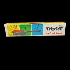 Trip-leT the 3 in 1 Brush Clothes Shoe Horn Lint Remover Red Black Vintage NOS