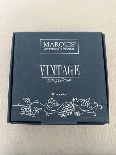Vintage Marquis Waterford Crystal Vintage Tasting Collection Wine Coaster