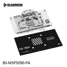 Barrow GPU Water Block For MSI RTX 5090 D 32G GAMING / SUPRIM / VANGUARD SOC