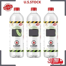 Bioethanol Fuel for Fireplaces, Tabletop Fires, Stoves & Burners, Flash-Free