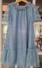 Mini Boden Harry Potter Tulle Party Dress Sequin Embellished Size 6 7Y 03050B 