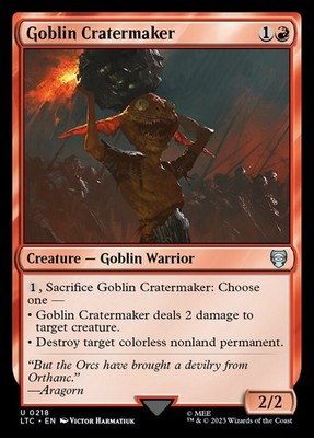 Goblin Cratermaker (218/597) LTC LP