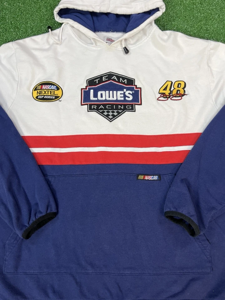 Pulôver com capuz Lowe's Racing Champions Nascar Team Jimmie Johnson 48 grande - Imagem 2 de 4