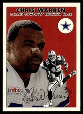 2000 Fleer Tradition Chris Warren Dallas Cowboys #256