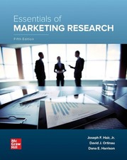 Essentials of Marketing Research, 5th Edi…