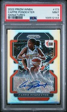 2022 Panini Prizm WNBA Cappie Pondexter #173 Signatures PSA 9 Pop 2 1 higher