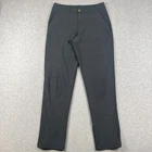 Lululemon ABC Relaxed Fit Warpstreme Trouser Pants 30x31 Grey Performance M5AO7S