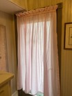 Croscill~Pink~White Stripe Ticking~Balloon Shade~Gathered Curtain~Sweet! — photo 4
