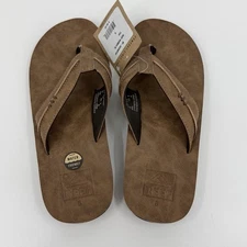 Reef Men's Marbea Flip Flop Thong Sandals size 8 Vegan-Leather Water Friendly