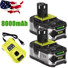 P108 18 Volt For RYOBI 18V One Plus High Capacity Lithium Ion Battery Charger