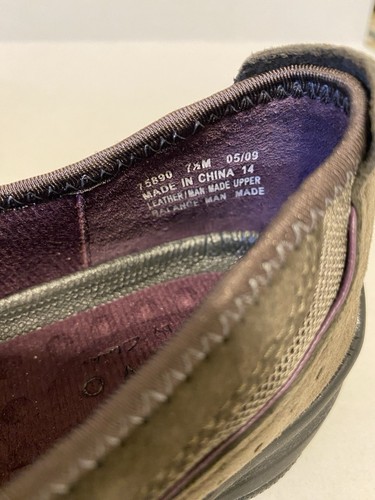 New In Box Privo by Clarks Jervis Women's Shoes Size 7.5 Charcoal Gray Leather - Picture 9 of 13