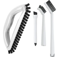 Grout Cleaning Brush Set 4 Pcs Heavy Duty Hand Scrub & Detail for Free Shipping