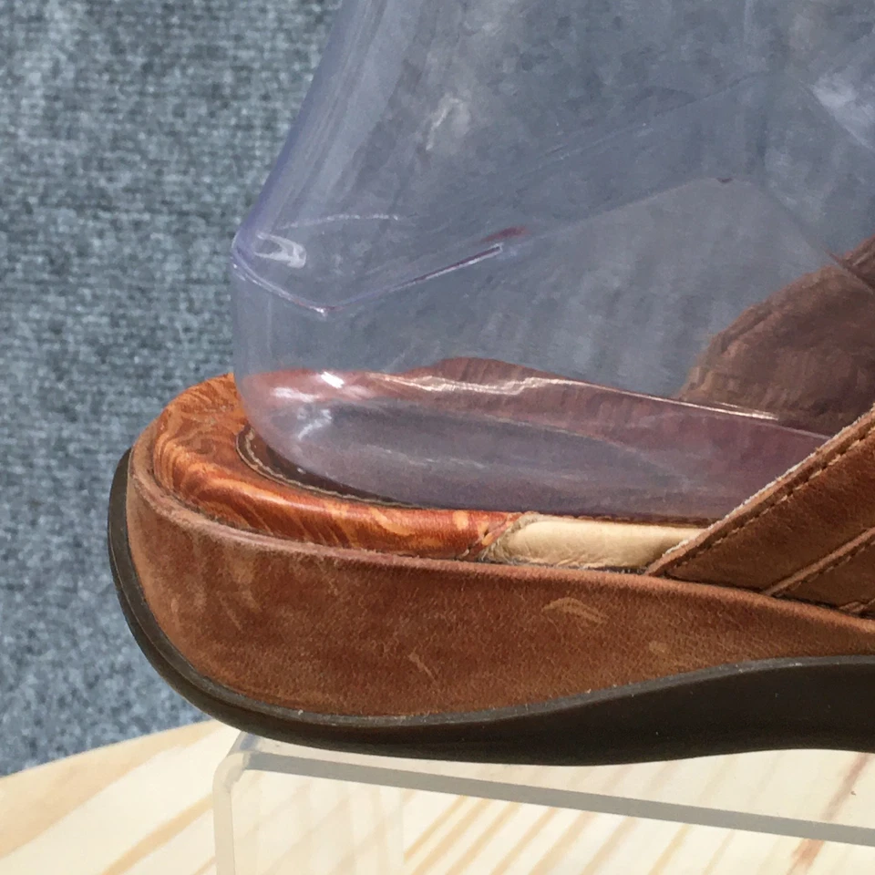 Ariat Sandals Womens 8 B Thong Brown Leather Toe-Post Casual Comfort Low Top - Image 2 of 4