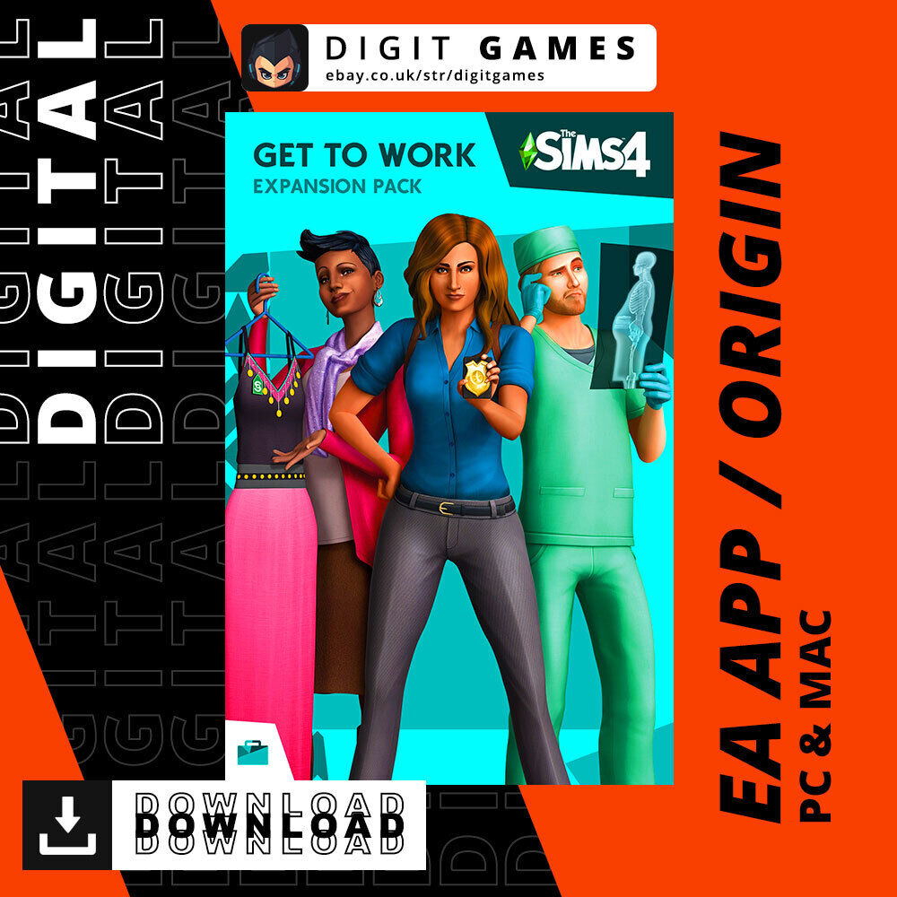 The Sims 4 Expansions Stuff Packs EA App Game Keys (PC/MAC) - Region Free  No CD