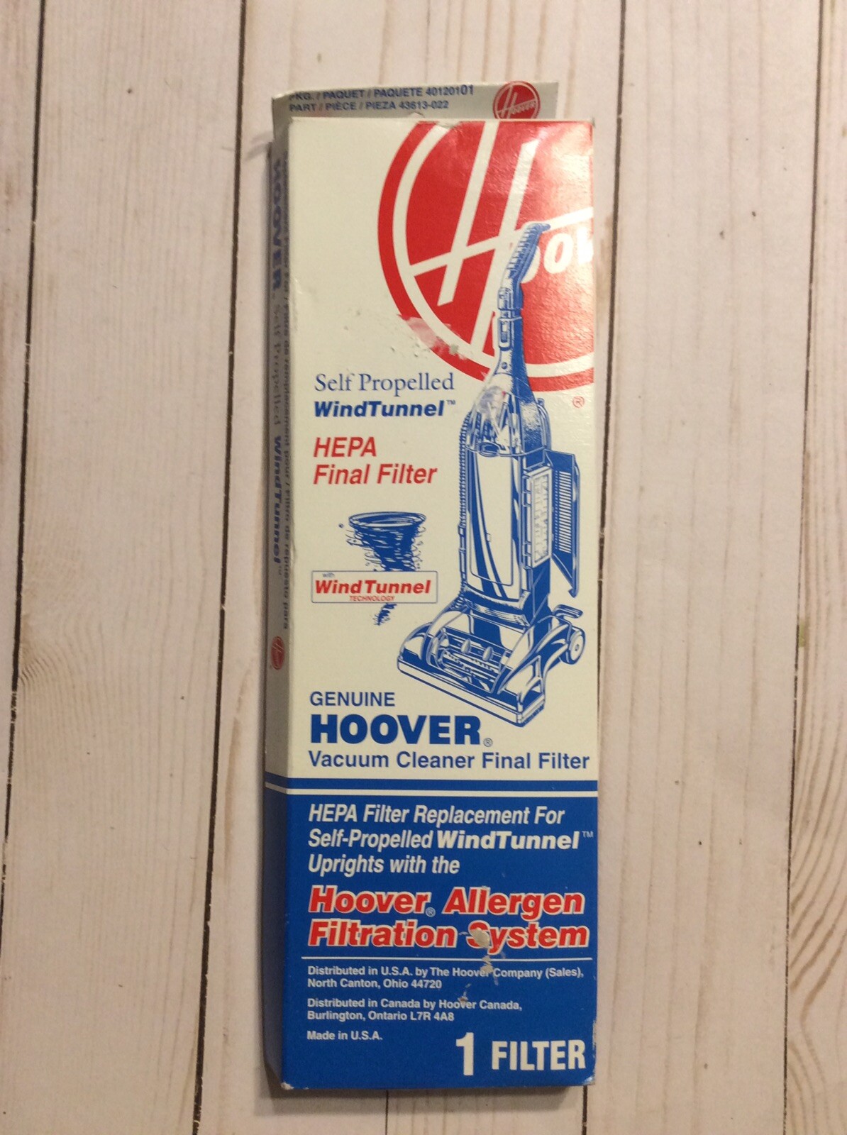 Genuine Hoover HEPA Type 101 Windtunnel 