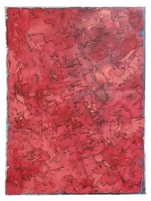 No.490 Original Abstract Modern Contemporary Painting On Canvas By Ireland Davis