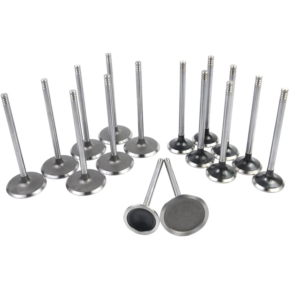 Intake & Exhaust Valves For 5.7L V8 HEMI 09-18 Chrysler Dodge Ram Jeep Charger - Image 3 of 4