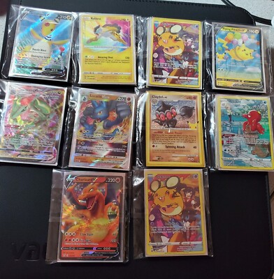 Pokemon TCG Custom Mystery Pack 10 Cards With Code Card No Duplicates No  Energy | eBay