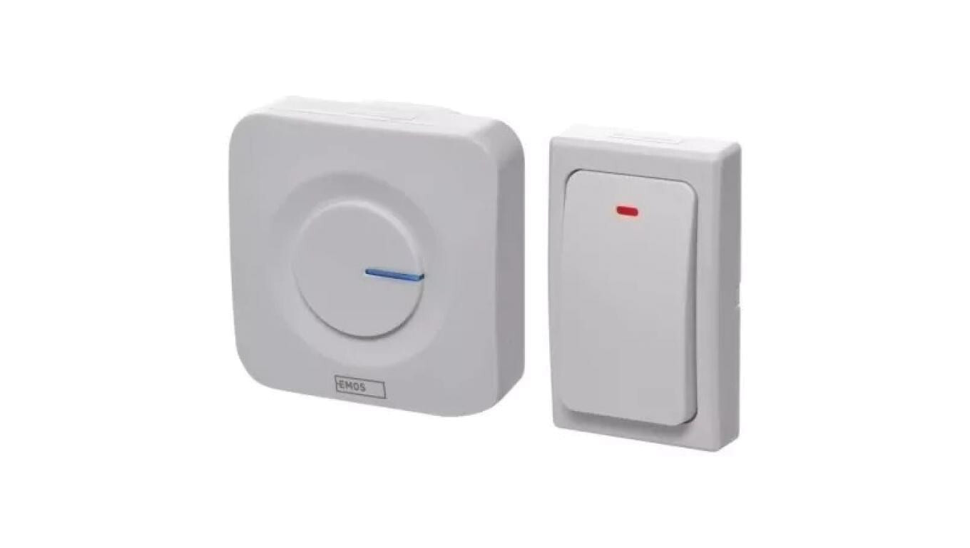 Wireless doorbell P5729, battery-free push button P5729 /T2UK