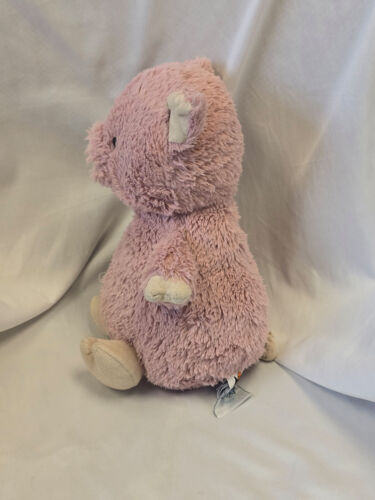 Peluche Jellycat London Medium Peanut Pig 9" rosa raro - Foto 5 di 7