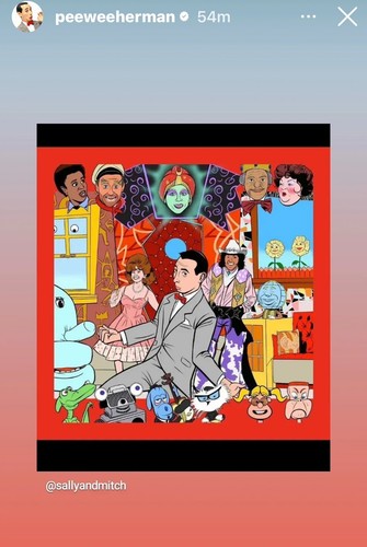 IbTrav's Playhouse Duschvorhang Pee Wee Herman Miss Yvonne Pterri Reba Penny - Bild 1 von 14