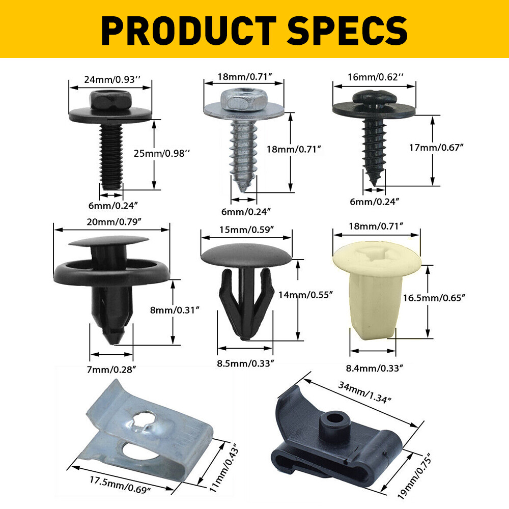 Under Engine Cover Clips Underbody Mudguard Shield Screws for Toyota Lexus us EV