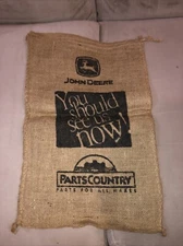 NOS John Deere Parts Country Burlap Bag/Sack