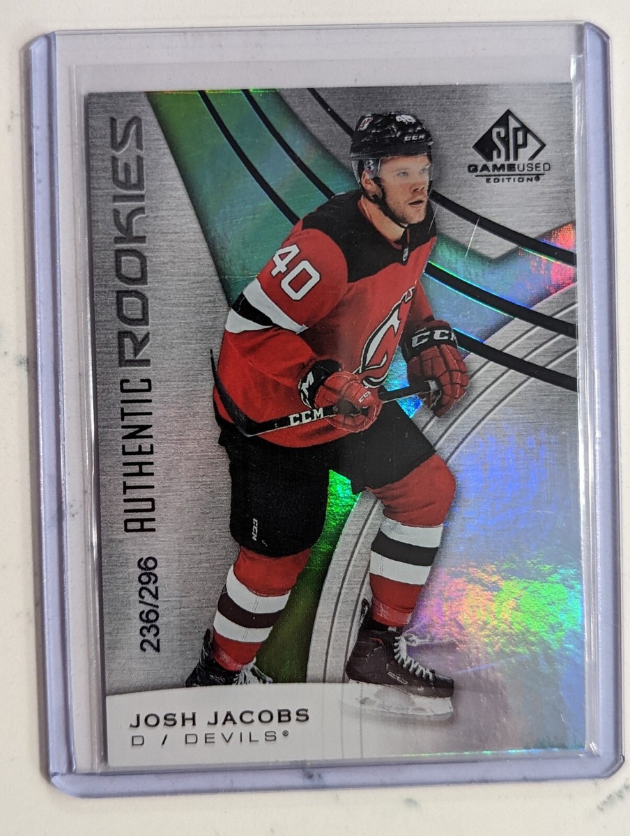 2019-20 SP Game Used New Jersey Devils Josh Jacobs Authentic Rookies (167)  /296