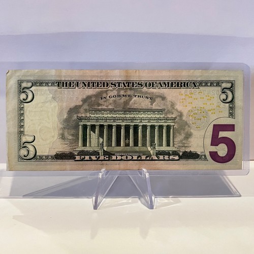 Low 3.2M Total Print Star Note $5 Dollar Bill Series 2017A * US Paper Currency - Picture 2 of 2