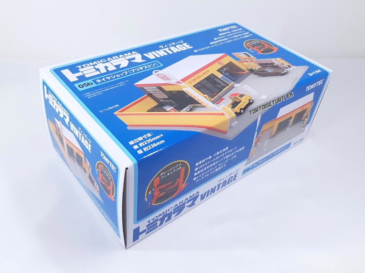 TOMYTEC TOMICARAMA Vintage 1/64 05b Tire Shop BRIDGESTONE for Mini