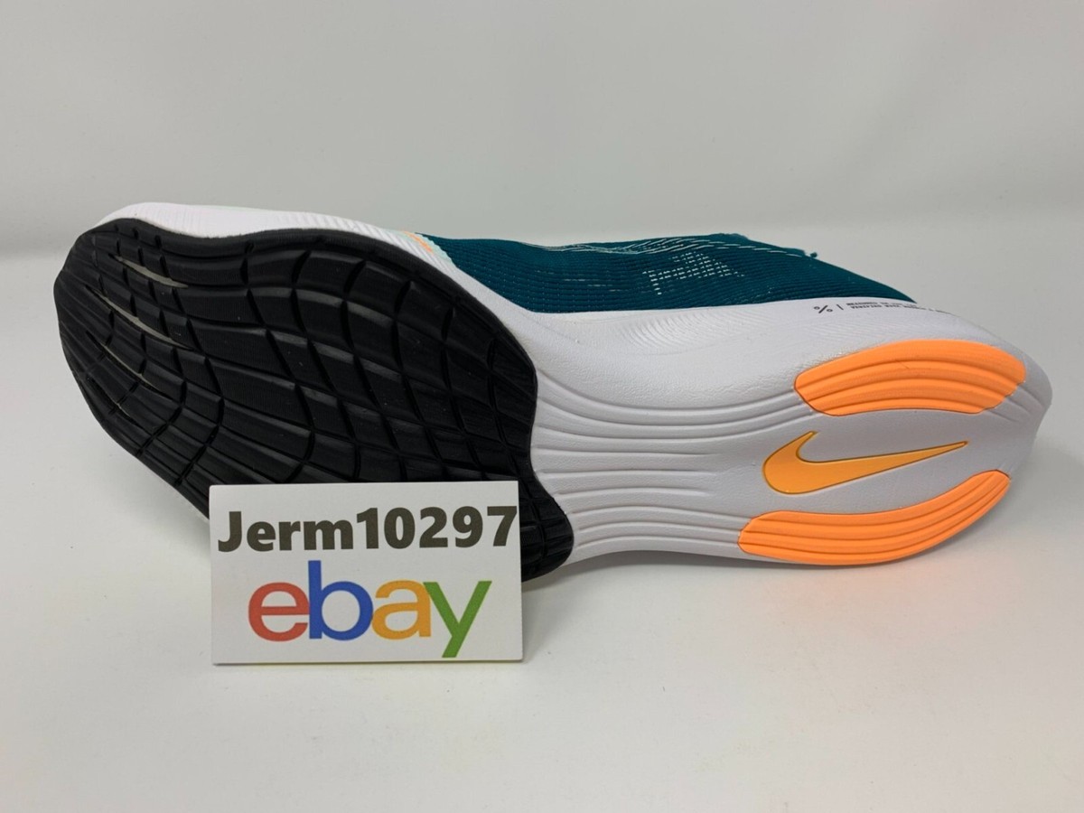 Size 11.5 & 12 Men\'s Nike ZoomX Vaporfly Next% 2 Teal White CU4111 301 MSRP $250 Size 11.5 - Nike ZoomX Vaporfly NEXT% 2 Bright Spruce for  main image 4