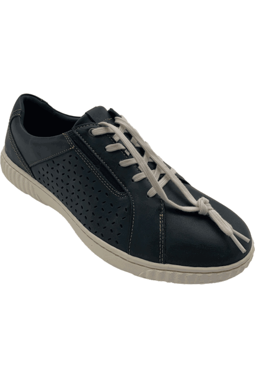 Повседневные текстильные кроссовки Caroline Ella темно-синего цвета из коллекции Clarks 8990₽