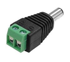 N 50 PZ CONNETTORE DC FEMMINE MORSETTI A VITE ALIMENTAZIONE TELECAMERA