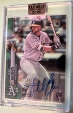2020 Topps Clearly Authentic Autographs - Seth Brown #CCA-SB Green /99 A's