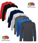 Fruit of the Loom Cotton Long Sleeve Value Tee T-Shirt S-5XL