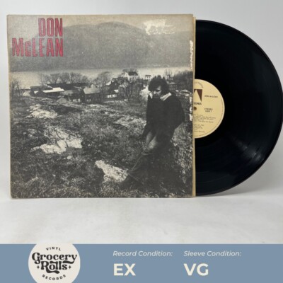 DON MCLEAN The Rainbow Collection - ''Don McLean'' 1972 UNITED ARTISTS LP EX/VG