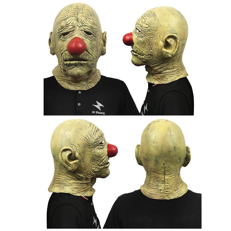 Mascarada Halloween Látex Elegante Payaso Joker Máscara Carnaval Fiesta Juegos con disfraces Disfraz Foto 2 de 4