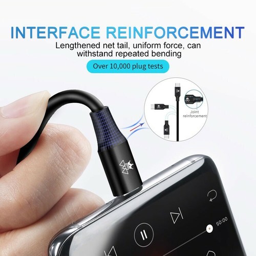 Type-C to USB-C USB 3.1 100W 5A Fast Charging 1m (3.3ft) - Photo 5 sur 7