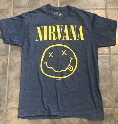 Retro Nirvana Smiley Face M T-Shirt 