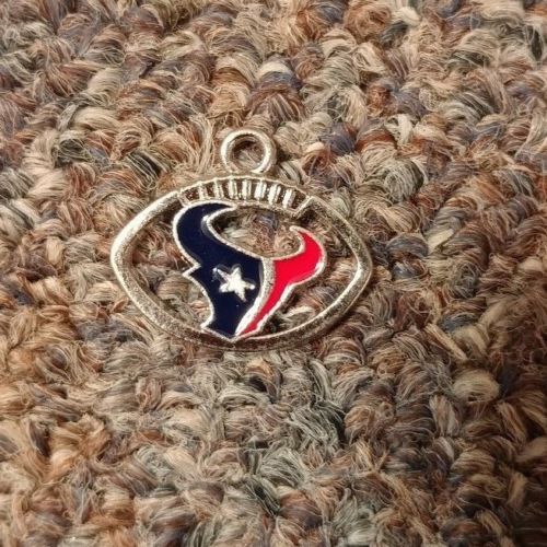 Llavero redondo de fútbol americano de los Houston Texans seguimiento gratuito nuevo - Imagen 7 de 7