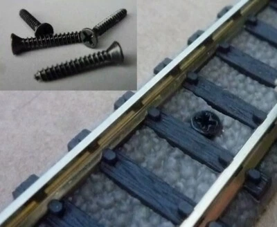 SUN-LIKE GLEISSCHRAUBEN für FLEISCHMANN piccolo Spur N, !! 100 STÜCK !! [2025]