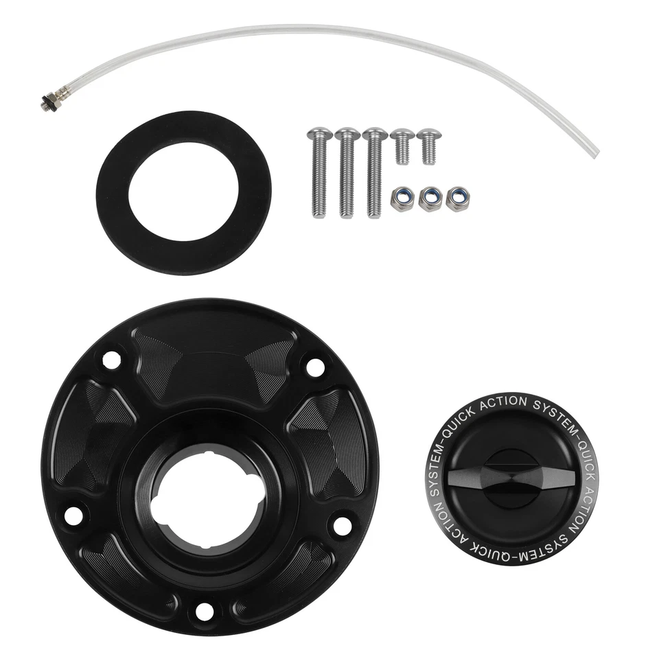 Cubierta de tapa de tanque de combustible de gasolina CNC sin llave para Yamaha YZF R6 R1 R25 MT07 09 YZF750R FZ1 Foto 3 de 4