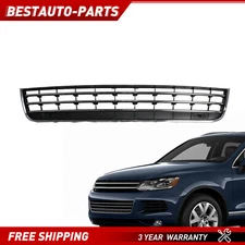 FRONT GRILL LOWER BUMPER GRILLE W/ CHROME FOR 11-14 VOLKSWAGEN VW TOUAREG