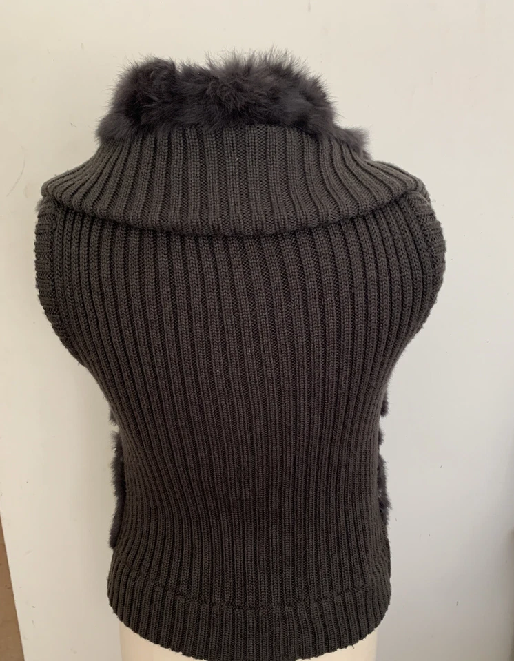 Chaleco de piel YVES SALOMON talla 40 FRANCIA Foto 2 de 4