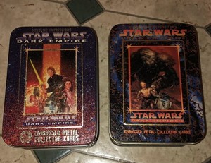 star wars metal collector cards