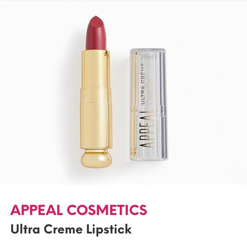 Appeal Cosmetics Ultra Creme Lipstick in Red Dolce Fulll Size 0.13 oz Sealed - Picture 3 of 6