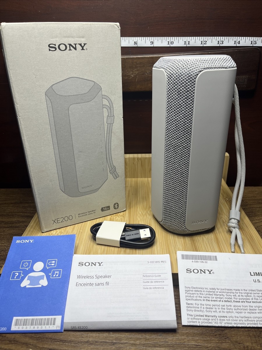 アンプ SONY SRS-XE200(H) GRAY Sony SRS-XE200/H X-Series Wireless Ultra Portable-Bluetooth