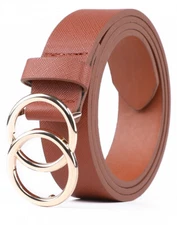 Women's Belts Synthetic Leather Belts for Woman Ladies Belts 1.18inch Wide